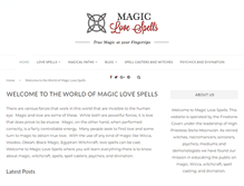 Tablet Screenshot of magic-love-spells.com
